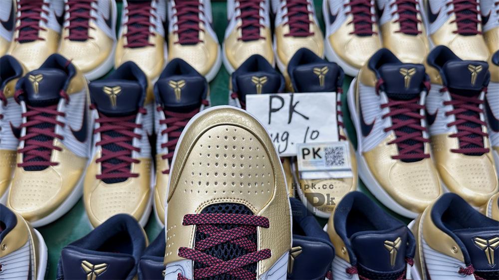 PK God Kobe 4 Protro Metallic Gold and Dark Obsidian RETAIL MATERIALS READY TO SHIP